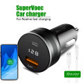 Supervooc Car Charger for Realme 11/10/9 Pro/C55/C35,Warp car adapter for OnePlus 11,Cigarette Lighter charger for OPPO Reno10. 