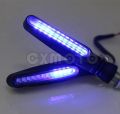 2PCS BLUE Motorcycle Indicators Flowing Turn Signal Lights Motorbike Turning Indicators. 