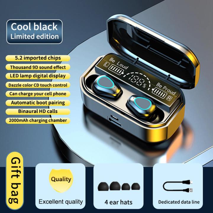 G28 TWS Earphone Bluetooth-compatible 5.2 Stereo Wireless Sport Headphone Touch Control Earbuds Earphones with durability
