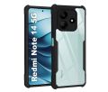 RIGGEAR Shockproof Redmi Note 14 5G | 360 Degree Protection | Protective Design | Transparent Back Cover Case for Redmi Note 14 5G (PC & TPU, Black Bumper). 