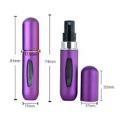 5ml Portable Mini Refillable Perfume Bottle With Spray Scent Pump Empty Cosmetic Containers Spray Atomizer Bottle For Travel. 