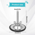 2 Pieces 2 inch Kitchen Sink Hole Cover Faucet Hole Cover Stainless Steel Kitchen Sink Tap Hole Plate Stopper Cover.