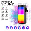 Portable Outdoor Mini LED RGB Light Bluetooth Wireless Speaker Subwoofer Stereo Camping Portable Bluetooth Speaker. 