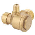 Male Thread 90 Degree Brass Air Check Valve Spare Parts 20*19*10mm.