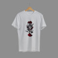 Premium Quality - Naruto Itachi Uchiha White Anime T-Shirt - Easy To maintain. 