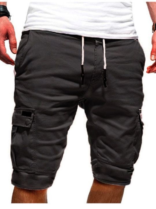 Summer%20Men%20Cargo%20Half%20Pants%20Casual%20Elastic%20Waist%20Pocket%20Solid%20Pocket%20Loose%20Shorts%20Oversized%20S-5XL%20BSDFS-ZK36%20-%20Image%205