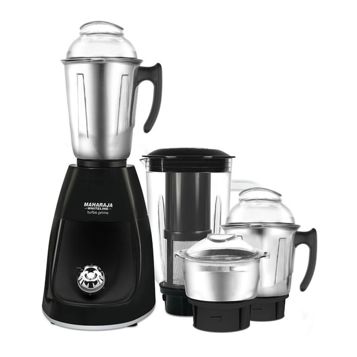 Maharaja Whiteline Turbo Prime Elite 750W Elite Mixer Grinder Blender-Black