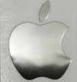 1 Piece Apple Logo for Mobile - Silver Color.