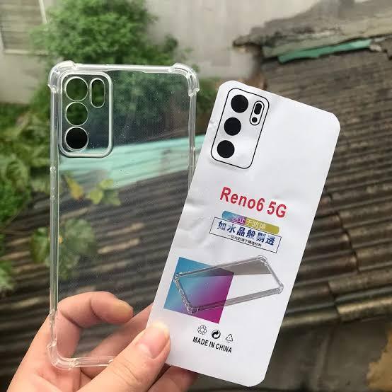 FOR oppo  Reno 6 pro 5g clear Transparent Back Cover