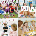 Kawaii Puzzle Stickers DIY Spider-Man Iron Man Hulk Cartoon Anime Luggage Notebook Skateboard Decals Decoration Kids Toys Gifts. 