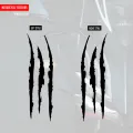 2pic Bike Headlight Sticker-Scratch Headlight (White) Single/(Waterproof and Premium Quality)/monster sticker for bike - bike stickers.