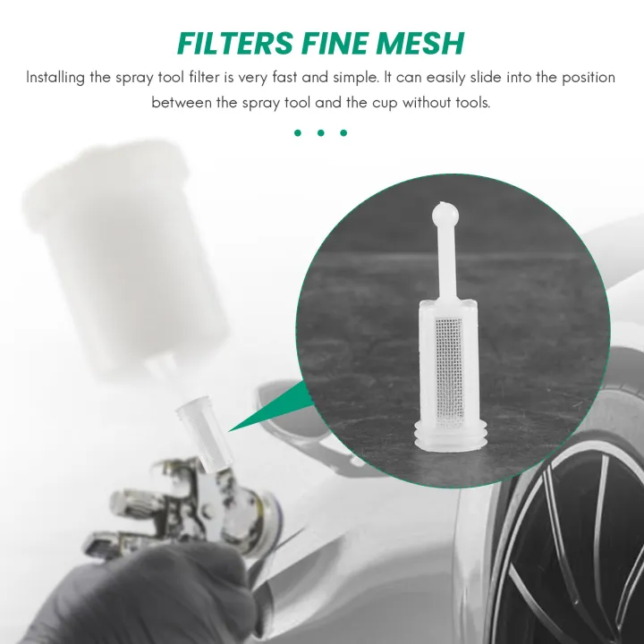 NAMUNY%2030Pcs%20Universal%20Spray%20Tool%20Filters%20Disposable%20HVLP%20Gravity%20Feed%20Paint%20Strainers%20Fine%20Mesh,%20White%20-%20Image%202