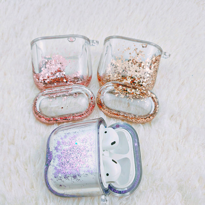 Bling%20Quicksand%20Case%20Compatible%20For%20Airpods%201/2/3%20Pro%20Wireless%20Bluetooth-compatible%20Headset%20Protective%20Cover%20-%20Image%203