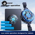 Tablet Cooler Fast Cooling Tablet Radiator Magnetic/Clip On Semiconductor Radiator Video Streaming Fan Temperature Display Radiator.