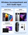 7RYMS WA2 Wireless Voice Amplifier with Magnetic Lavalier Mic for Teachers, Portable Speaker Clip-On Mic- Noise Canceling.