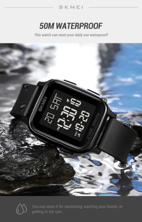 SKMEI%201858%20Square%20Waterproof%20Calendar%20Countdown%20Electronic%20Digital%20Dual%20Display%20LED%20Luminous%20Watch%20-%20Image%208