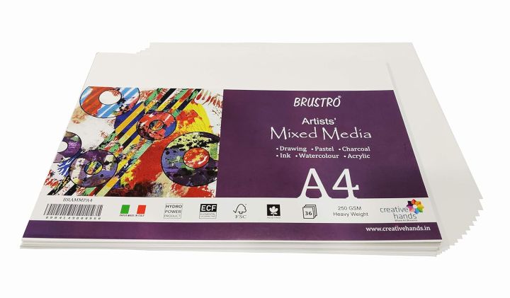 Brustro%20Artists%20Mixed%20Media%20Paper%20A4,%20250%20GSM,%2036%20Sheets%20-%20Image%202