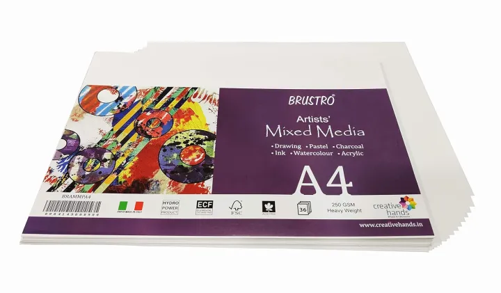 Brustro%20Artists%20Mixed%20Media%20Paper%20A4,%20250%20GSM,%2036%20Sheets%20-%20Image%202