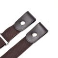 New No Buckle Stretch Buckless Belt Invisible Elastic Waist Belt Unisex for Jeans Pants, Lazy Belts for Women Men. 