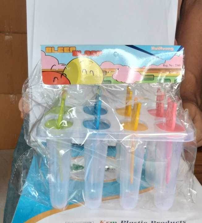 Ice Cream Mold bleep bloop 8 Pcs Multicolor