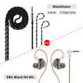 NiceHCK DB2 Microphone HiFi Music Earphone 1DD+1BA Hybrid Dual Driver In Ear Earbud Monitor Detachable 0.78 2Pin Connector IEM.