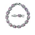 SUNNICE Wholesale 18K Gold Plated Cubic Zirconia Copper Pro Mayor Pulsera De Mujer Fashion Jewelry Custom Diamond Women Bracelet.