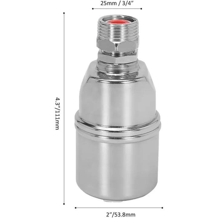 3/4Inch%20Silver%20Pool%20Auto%20Fill%20Float%20Valve%20Fully%20Automatic%20Water%20Level%20Control%20Float%20Valve,%20Mini%20Float%20Valve%20-%20Image%202