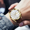 Olevs 2871 Waterproof Quartz Fashion Watch For Men. 