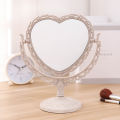 31 Nians love heart shaped dormitory desktop princess mirror table decoration girl pink heart makeup dressing mirror. 