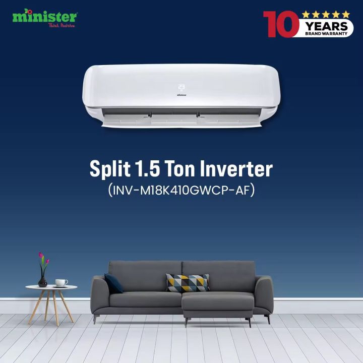 MINISTER SPLIT 1.5 TON INVERTER (INV-M18K410GWCP-AF)