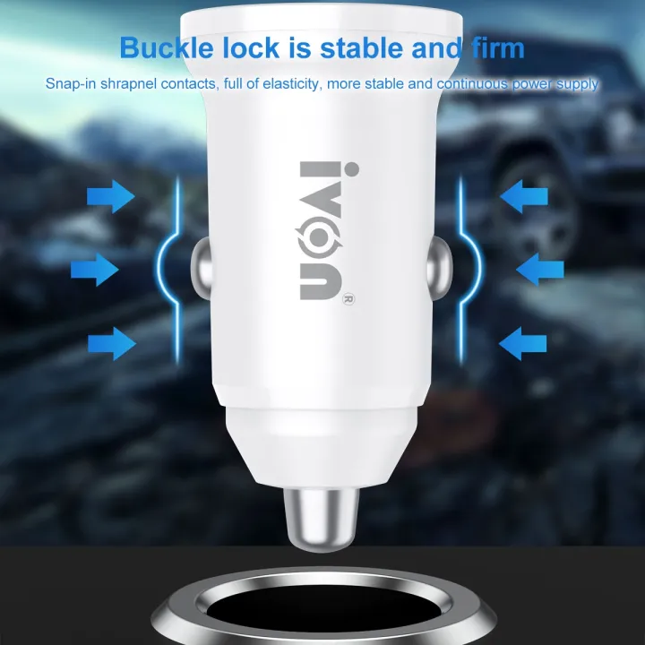 IVON%20CC45%2020W%20PD%203.0%20USB-C%20/%20Type-C%20+%20QC%203.0%20USB%20Port%20Mini%20Car%20Charger%20-%20Image%208