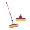 PVA Extendable Mop Double Roller Sponge Foam Rubber Mop Floor Super Cleaner. 