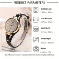 Leather Strap Watch Strap Fashion Ladies Quartz Watch Fancy Women Watches Jewelry Sophisticated And Stylish Women Watch.