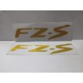2 pcs YAMAHA FZ-S Logo Sticker for Bike/Motorcycle Decoration.