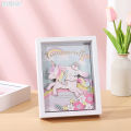 Cute Cartoon Stereograph Sanrio Decoration Living Room Decorative Painting High-End Gift Present Naked Eyes 3D Painting with photo frame. 