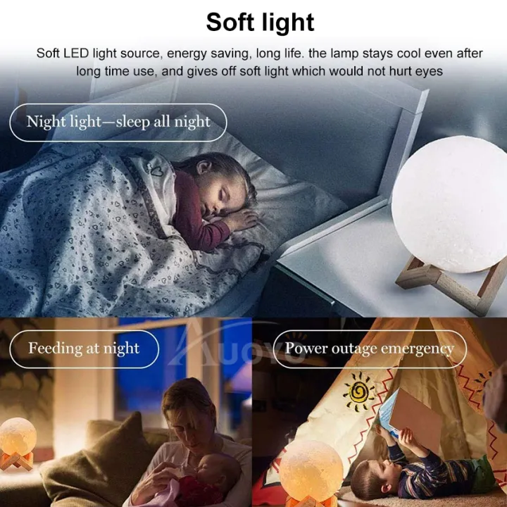 Auoyo%20Moon%20Lamp%20Light%20Rechargeable%203D%20Printing%208/15cm%20Moon%20Night%20Light%20with%20Stand%20Touch%20Switch%207%20Multicolor%20Moon%20Table%20Lamp%20-%20Image%209