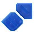 17 Pieces Caulking Tool Kit Silicone Sealant Finishing Tool Grout Scraper Caulk Remover and Caulk Nozzle and Caulk Caps (Blue). 