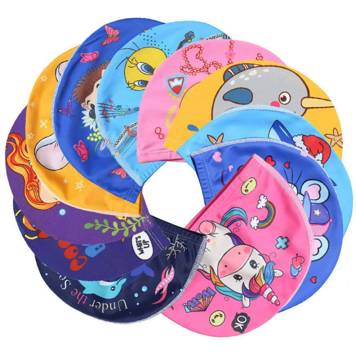%E3%80%90Pioneer%20Gong%E3%80%91Children%20Cartoon%20Swimming%20Cap%20Kids%20Elastic%20Fabric%20Swiming%20Pool%20Water%20Sport%20Protect%20Ears%20Hat%20Swim%20Bathing%20Hats%20Caps%20Boys%20Girls%20-%20Image%204