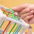 Baby Shape Sorter Storage Cube Bin Training Games Kitchen Fruits Toys Kids.