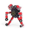Transformable Chain Robot Toy DIY Deformation Robot Deformed Mechanical Spiral Twister Decompression Fingertip Toy. 