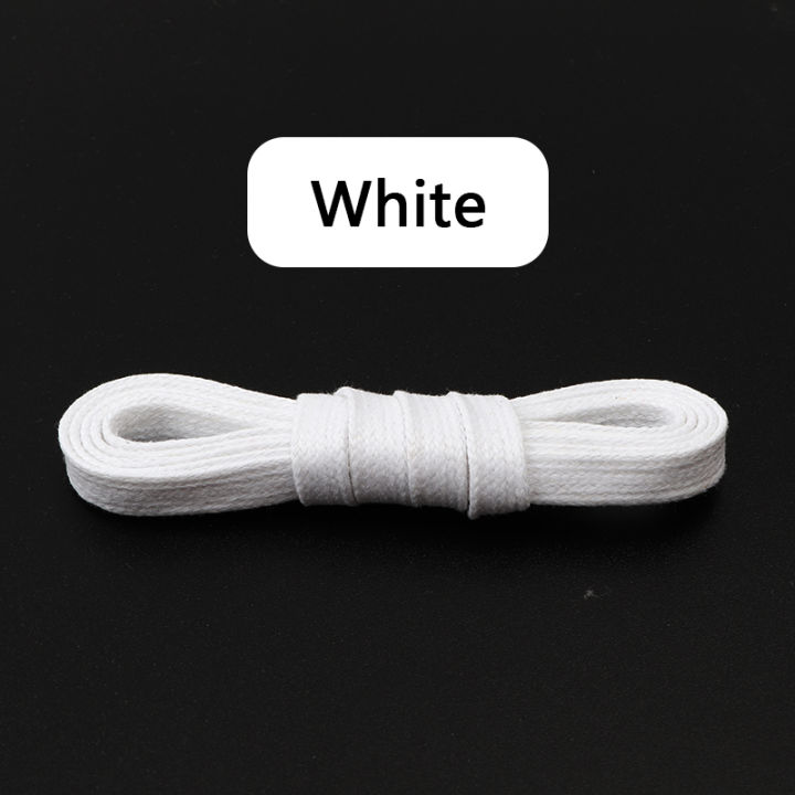 CecyliaXion 1Pair Waxed Cotton Shoelaces Waterproof Leather Shoelace Sneakers Boots Flat Laces for Shoes Accessories 70/90/120/150cm