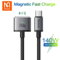 Mcdodo 140W Magnetic PD USB-C to MagSaf* 3 Fast Charge Cable For Macbook Pro Air 13 14 16 M1 M2 Dual LED Indicators Charger Cord. 