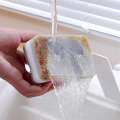 2X Highly Efficient Scouring Pad Dish Cloth Cleaning Brush Kitchen Rags Strong Decontamination Dish Towels.