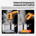 Non-contact Handheld Infrared Industrial Thermometer -50-400°C IR Laser Sensor Temperature Detector (No Battery). 