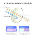 Trendy Blue Light Blocking Glasses for Women Big Face Round Face Optical Glasses Anti Blue Light Radiation Myopia Glasses Frame Female Korean Version Trendy And Compatible With Degree Eyes Male Trendy And Protective Flat Lenses. 