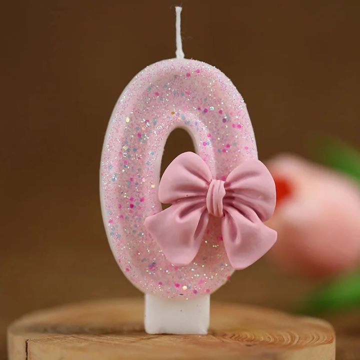Number%208%20Birthday%20Candles%20Cake%20Topper%20Candles%20with%20Pink%20Bow%20for%20Girl%201st%20Birthday%20Party%2016th%20Party%20Cake%20Decoration%20Baby%20Shower%20-%20Image%206