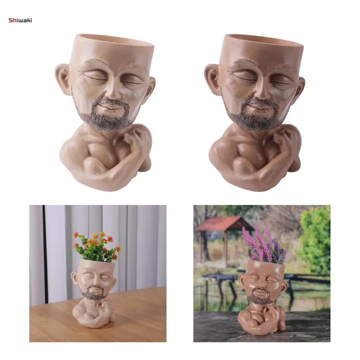 Pot%20Head%20Planter%20with%20Drainage%20Hole%20Craft%20Desktop%20Human%20Funny%20Face%20Flower%20Pot%20for%20Drawing%20Room%20Bedroom%20Indoor%20Cabinet%20Bookshelf%20-%20Image%205
