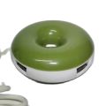 Donut Style High Speed USB 2.0 4-Port HUB - Red. 