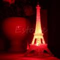 【Hey my home】1Pc Lovely Tower Night Light Luminaria LED Art Deco Lamp Desk Bedroom Decor Small Luminaria Mesa 2017.