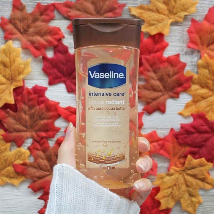 vaseline cocoa radiant body oil 200ml By NS Glamour Mart